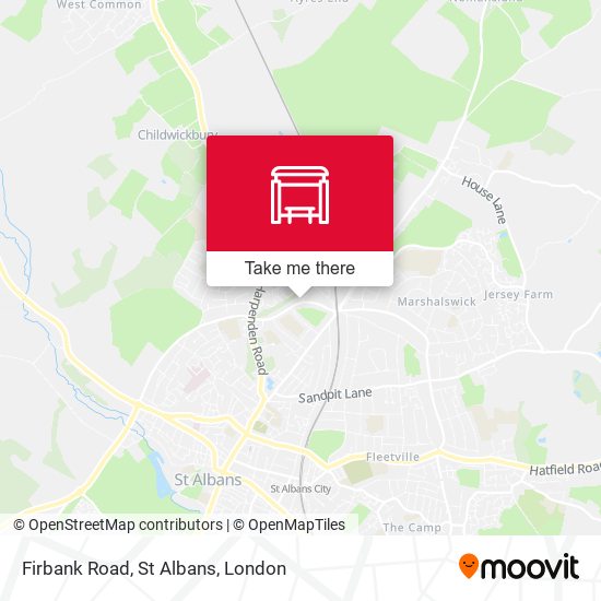 Firbank Road, St Albans map