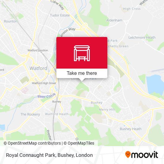 Royal Connaught Park, Bushey map