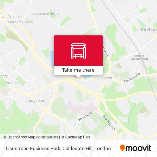 Lismirrane Business Park, Caldecote Hill map