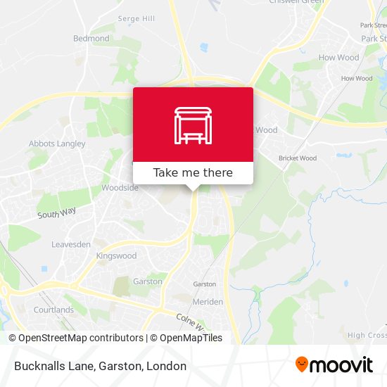 Bucknalls Lane, Garston map