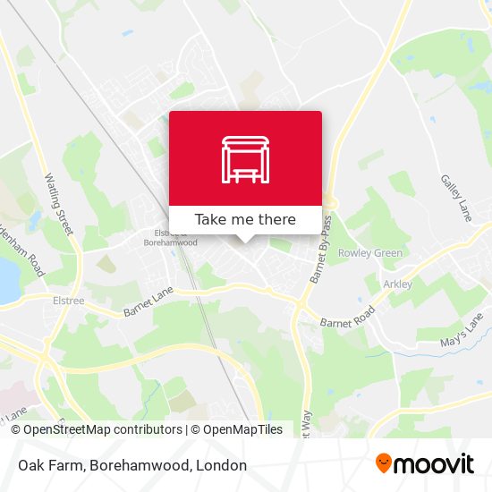 Oak Farm, Borehamwood map
