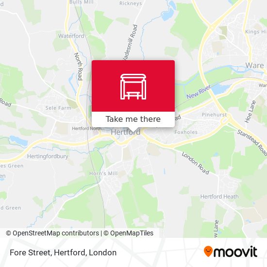 Fore Street, Hertford map