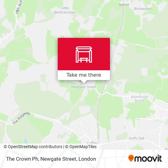 The Crown Ph, Newgate Street map