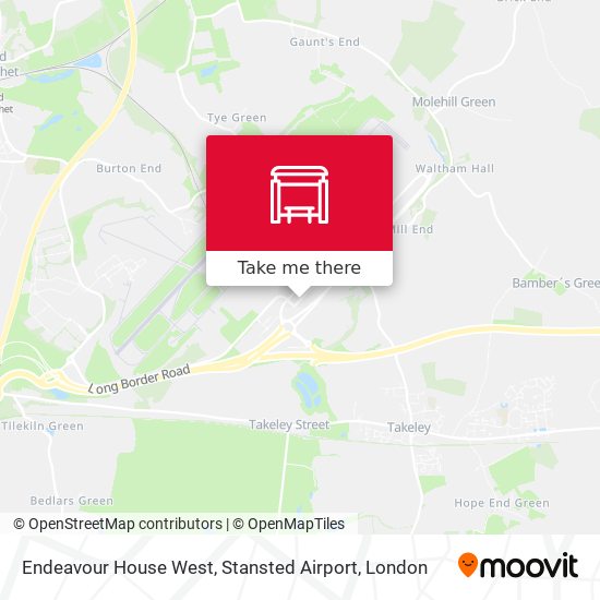 Endeavour House West, Stansted Airport map
