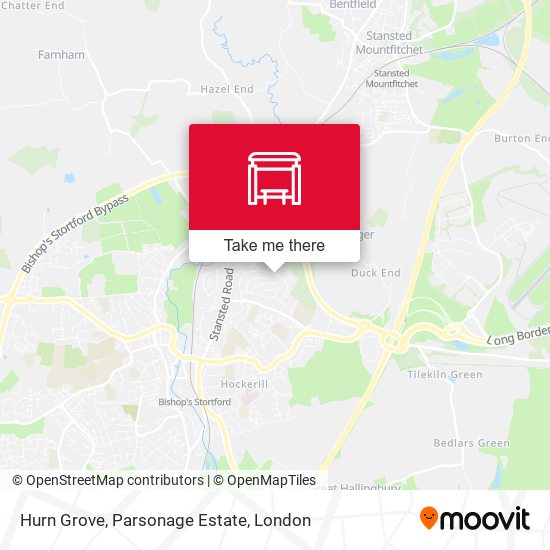 Hurn Grove, Parsonage Estate map