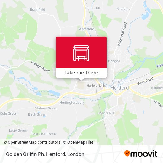 Golden Griffin Ph, Hertford map