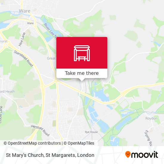 St Mary's Church, St Margarets map