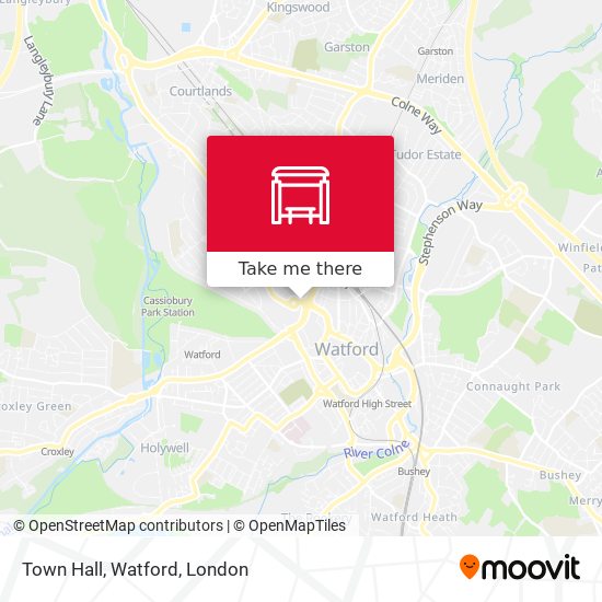 Town Hall, Watford map