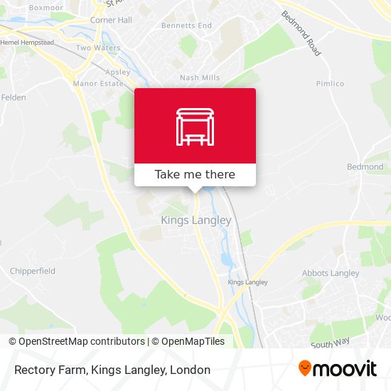 Rectory Farm, Kings Langley map