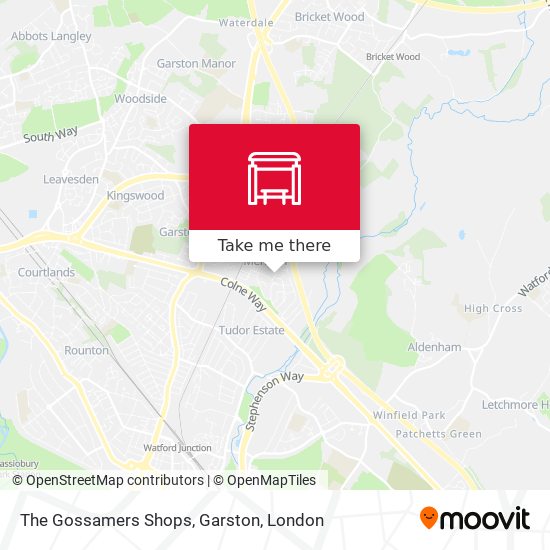 The Gossamers Shops, Garston map