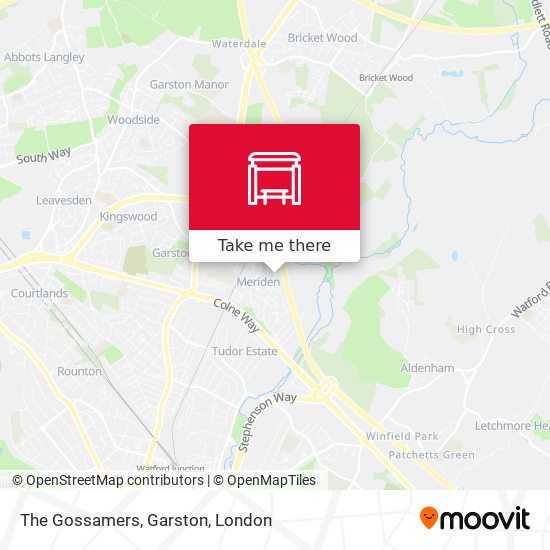 The Gossamers, Garston map