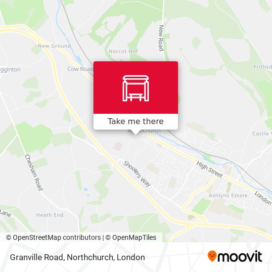 Granville Road, Northchurch map