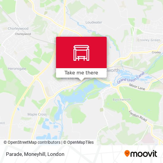 Parade, Moneyhill map