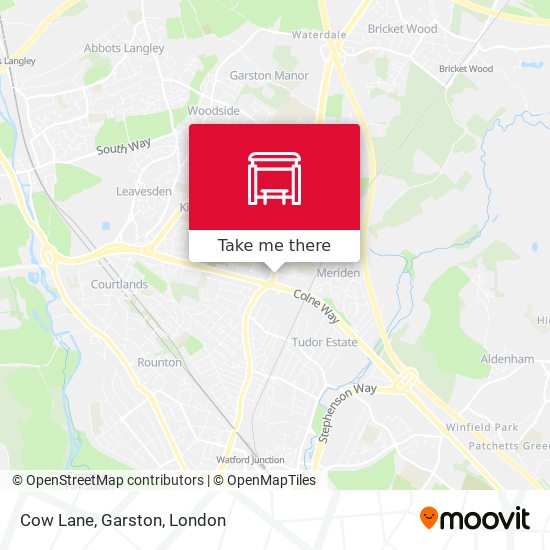 Cow Lane, Garston map