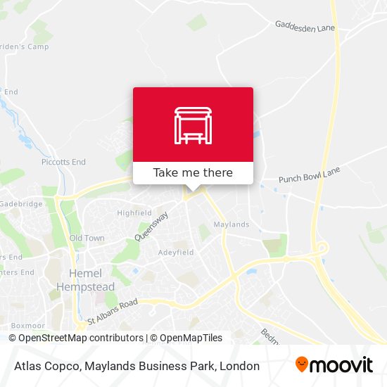 Atlas Copco, Maylands Business Park map