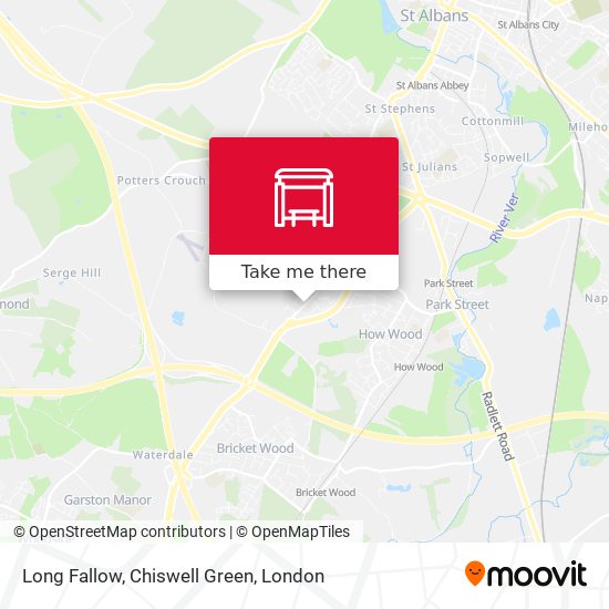 Long Fallow, Chiswell Green map