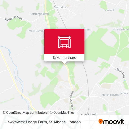 Hawkswick Lodge Farm, St Albans map