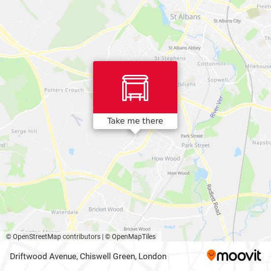Driftwood Avenue, Chiswell Green map
