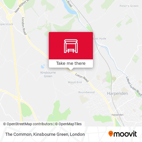 The Common, Kinsbourne Green map