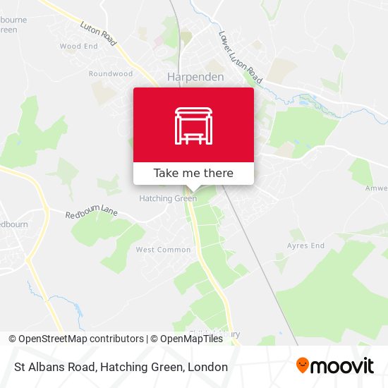 St Albans Road, Hatching Green map