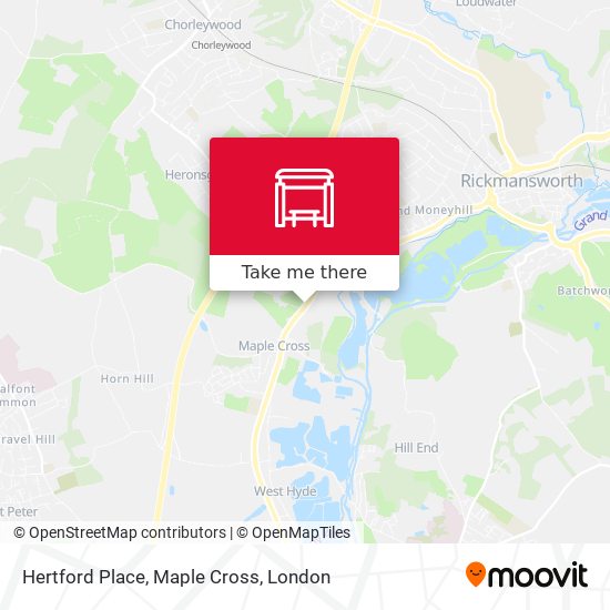 Hertford Place, Maple Cross map
