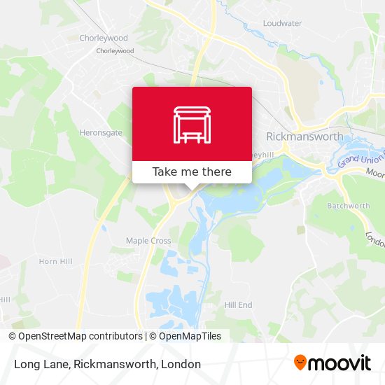 Long Lane, Rickmansworth map