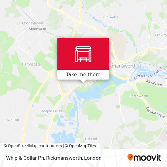 Whip & Collar Ph, Rickmansworth map