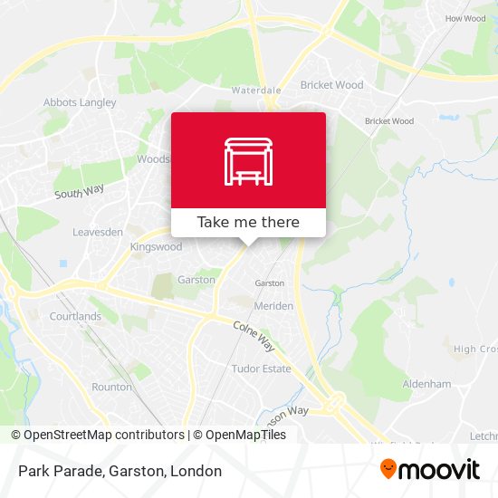 Park Parade, Garston map