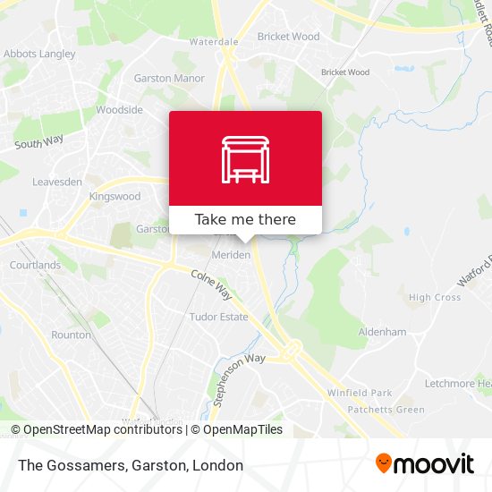 The Gossamers, Garston map