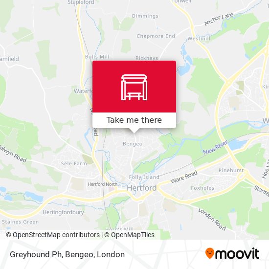 Greyhound Ph, Bengeo map