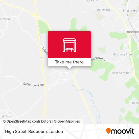 High Street, Redbourn map