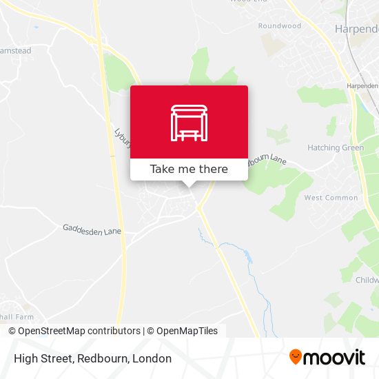 High Street, Redbourn map
