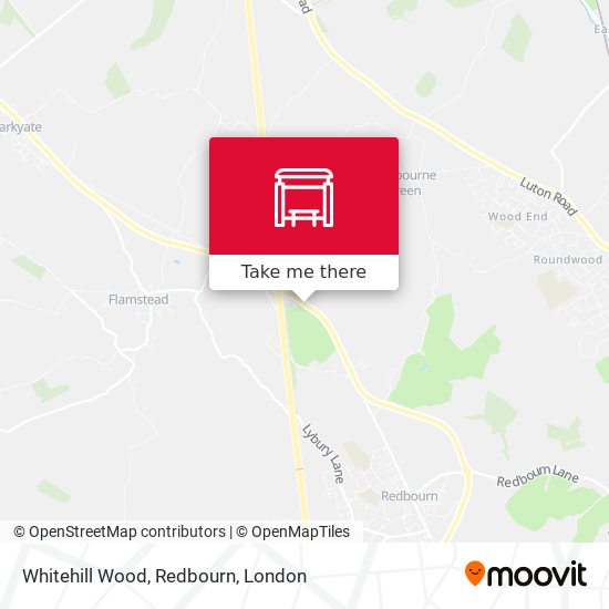 Whitehill Wood, Redbourn map