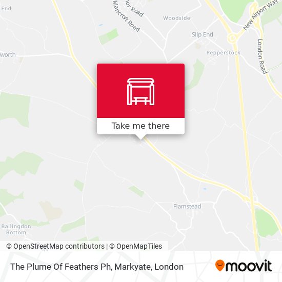 The Plume Of Feathers Ph, Markyate map
