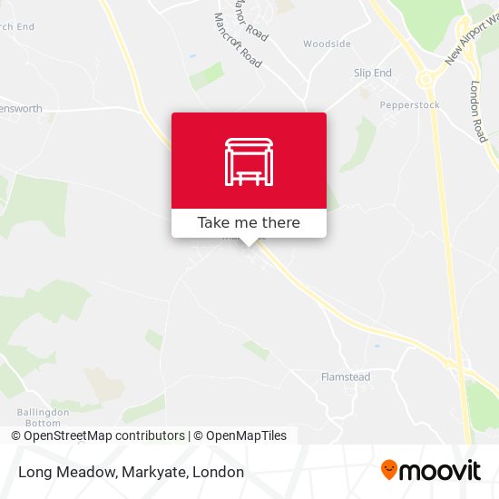 Long Meadow, Markyate map