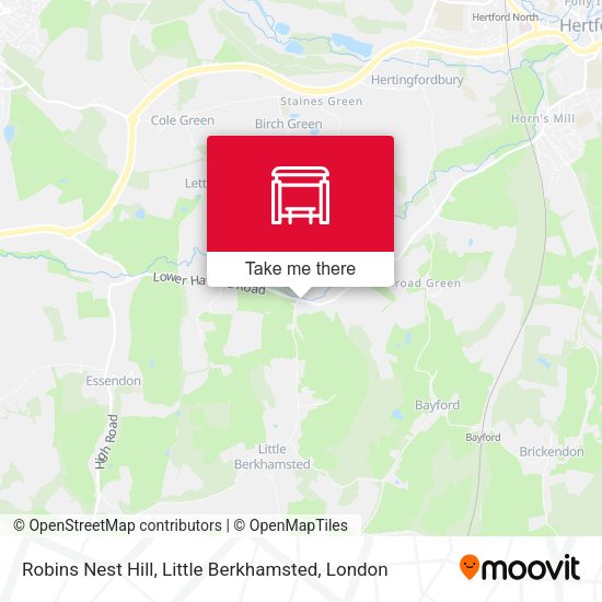 Robins Nest Hill, Little Berkhamsted map