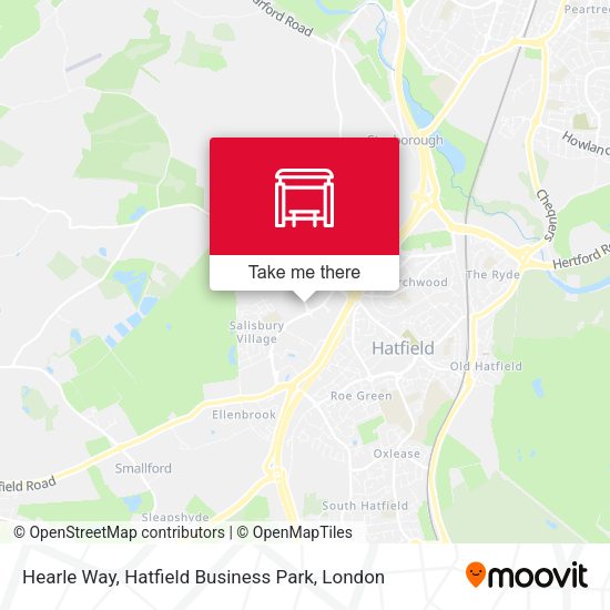 Hearle Way, Hatfield Business Park map