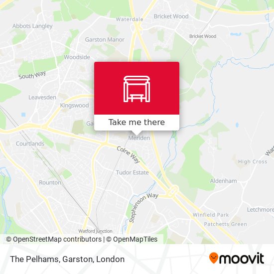 The Pelhams, Garston map