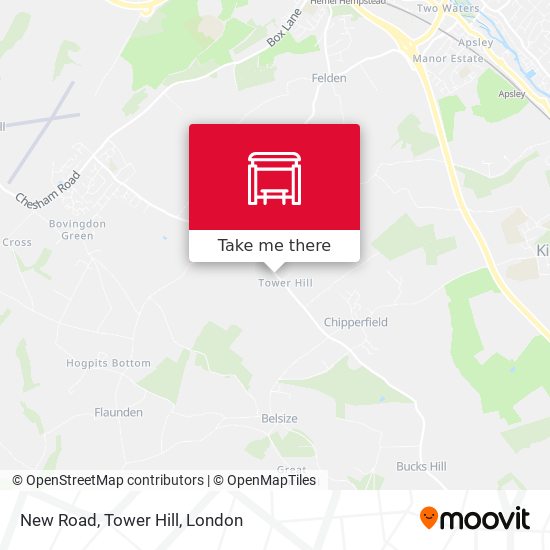 New Road, Tower Hill map