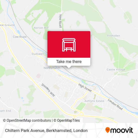 Chiltern Park Avenue, Berkhamsted map