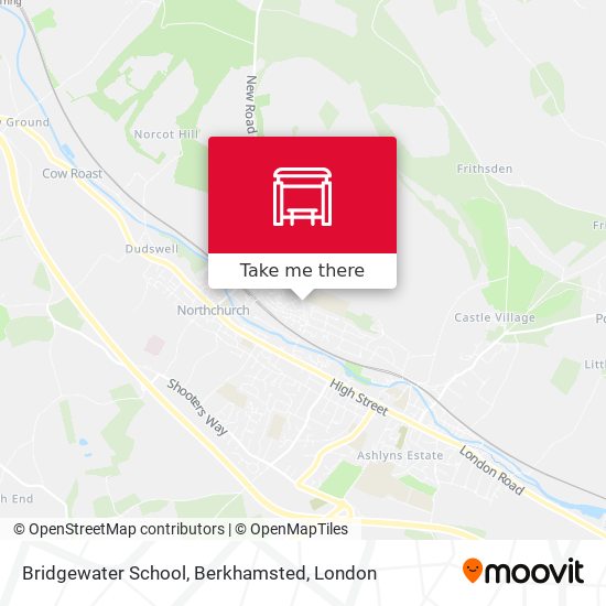 Bridgewater School, Berkhamsted map