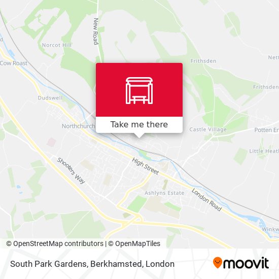 South Park Gardens, Berkhamsted map