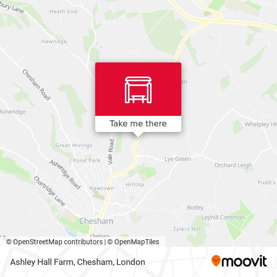 Ashley Hall Farm, Chesham map