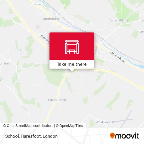 School, Haresfoot map