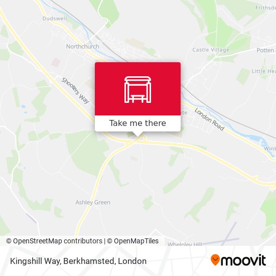 Kingshill Way, Berkhamsted map