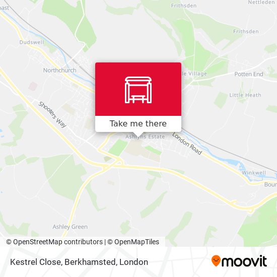 Kestrel Close, Berkhamsted map