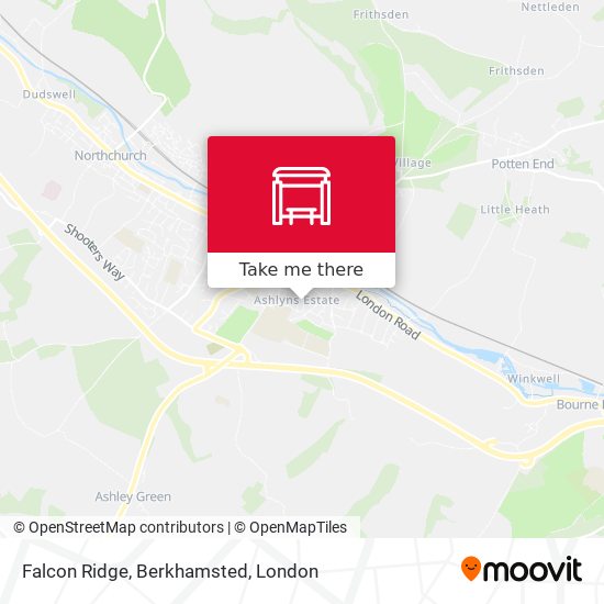Falcon Ridge, Berkhamsted map
