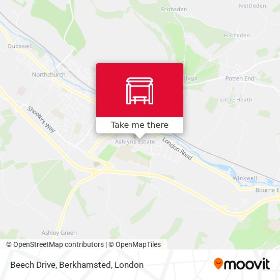 Beech Drive, Berkhamsted map