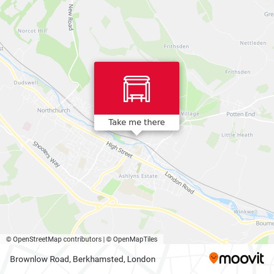 Brownlow Road, Berkhamsted map