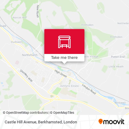 Castle Hill Avenue, Berkhamsted map